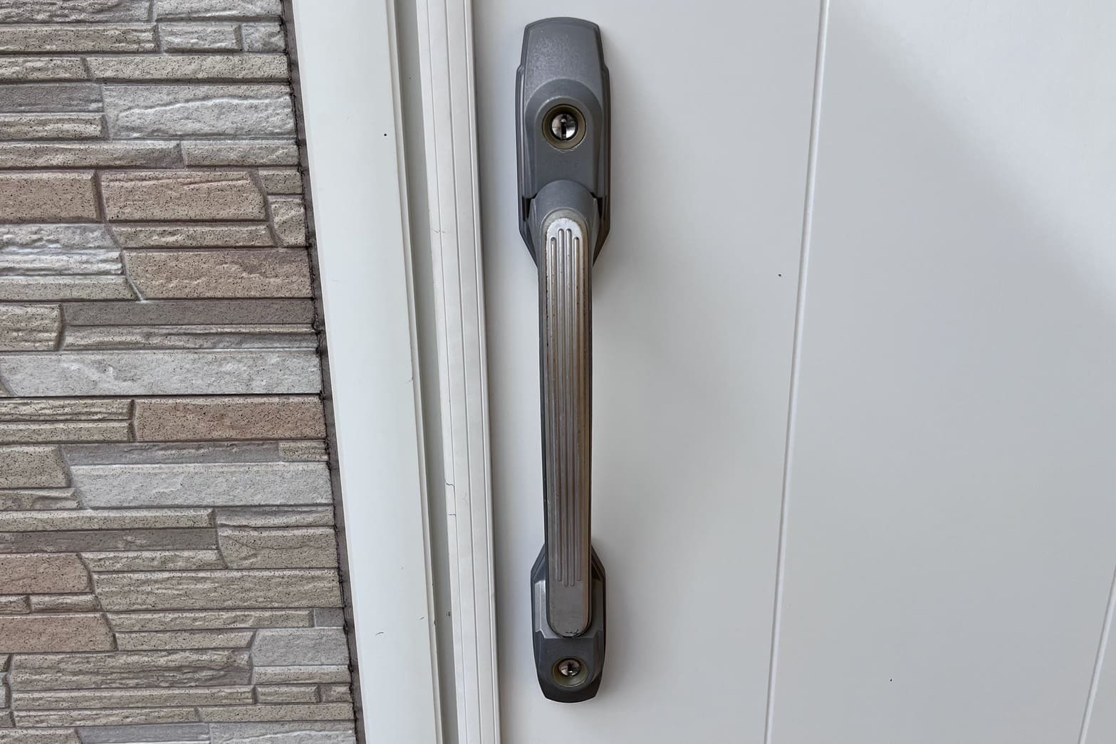 交換後の玄関の鍵【FUKI】（ディンプルキー）