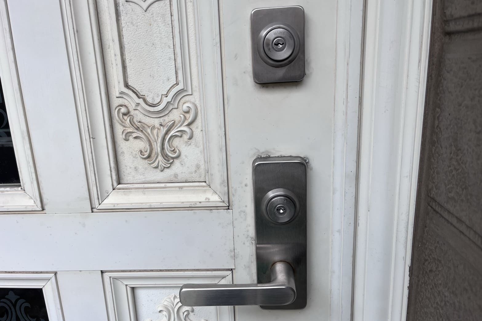 交換後の玄関の鍵【MIWA】（U9シリンダー）