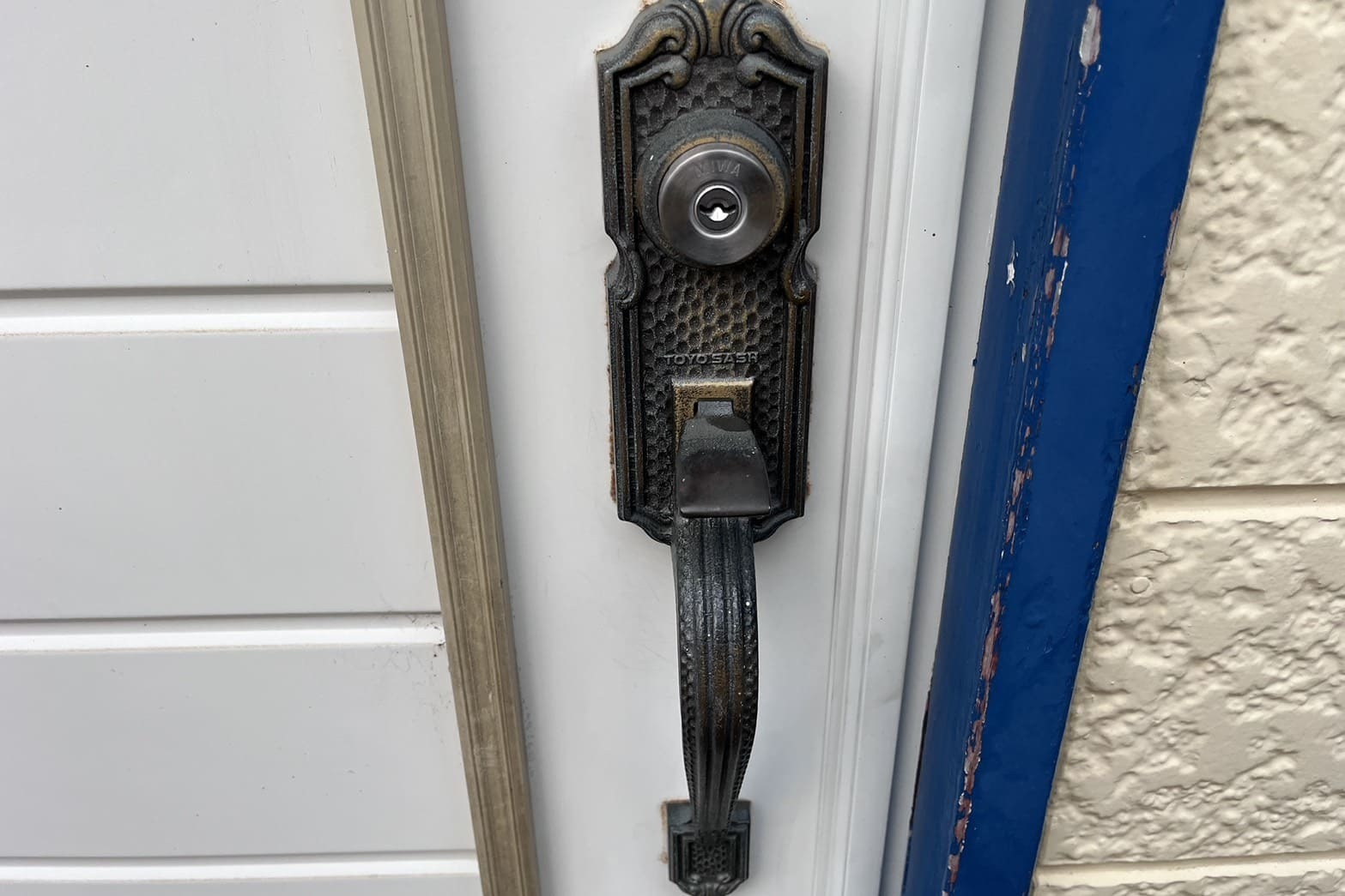 交換後の玄関の鍵【MIWA】（U9シリンダー）