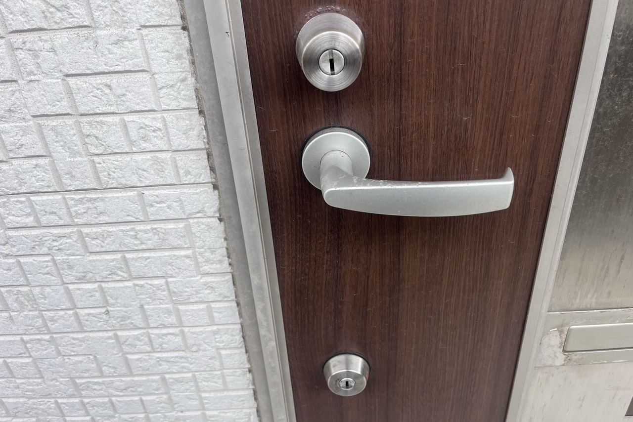 横須賀市にて集合住宅の玄関の鍵交換のご依頼【GOAL】（刻みキー）