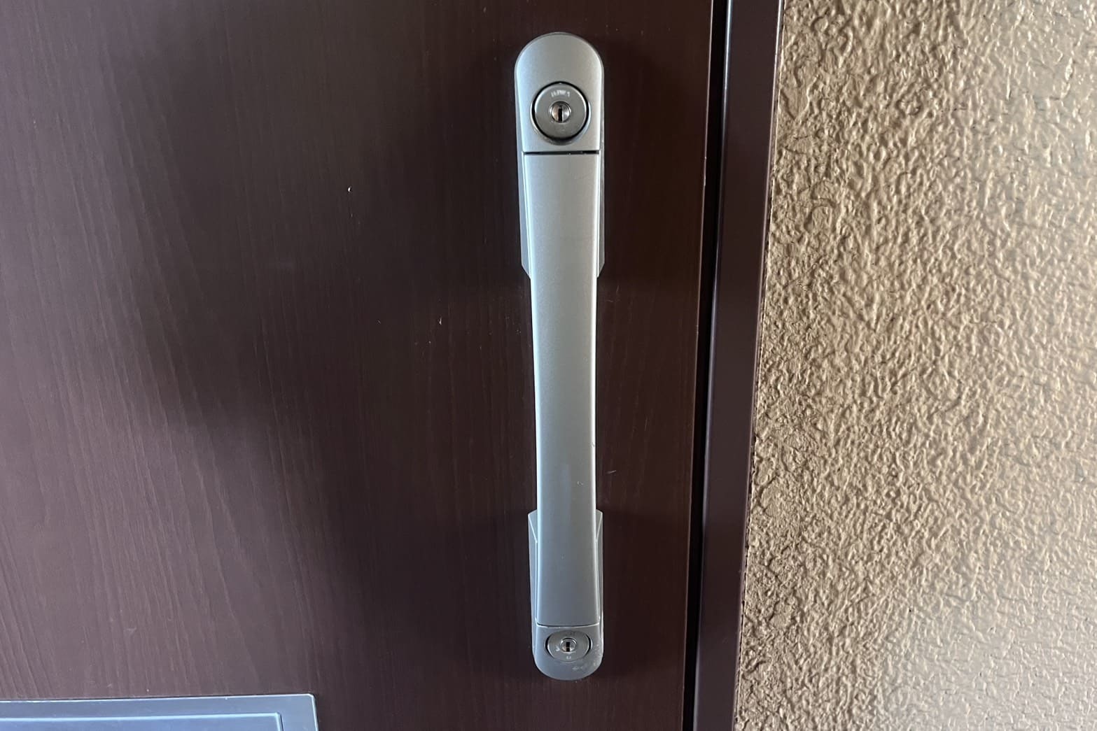 交換後の玄関の鍵【FUKI】（ディンプルキー）