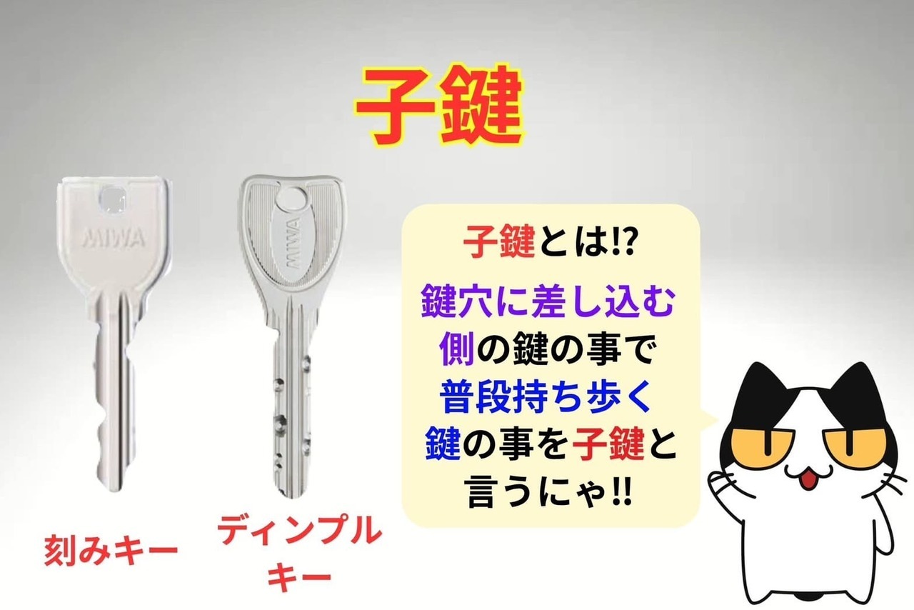 子鍵とは⁉︎