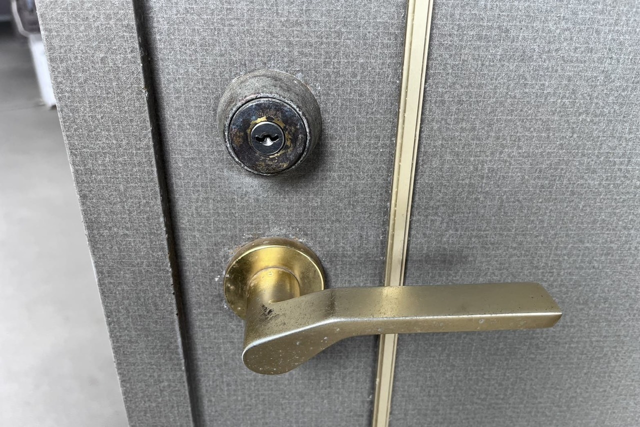 横浜市金沢区にて集合住宅の玄関の鍵交換のご依頼【FUKI】（ディンプルキー）（コア交換）