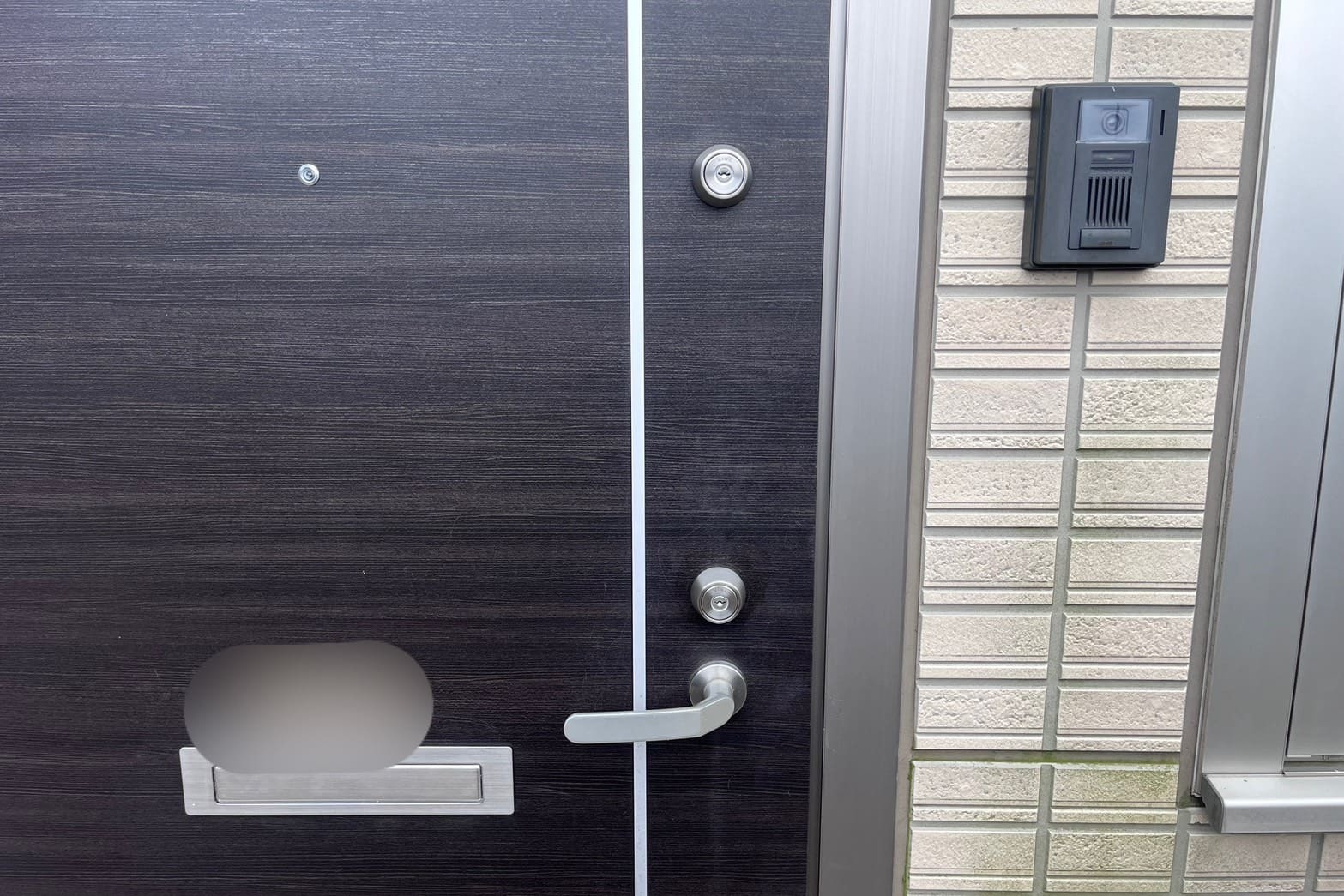 交換後の玄関の鍵【MIWA】（U9シリンダー）