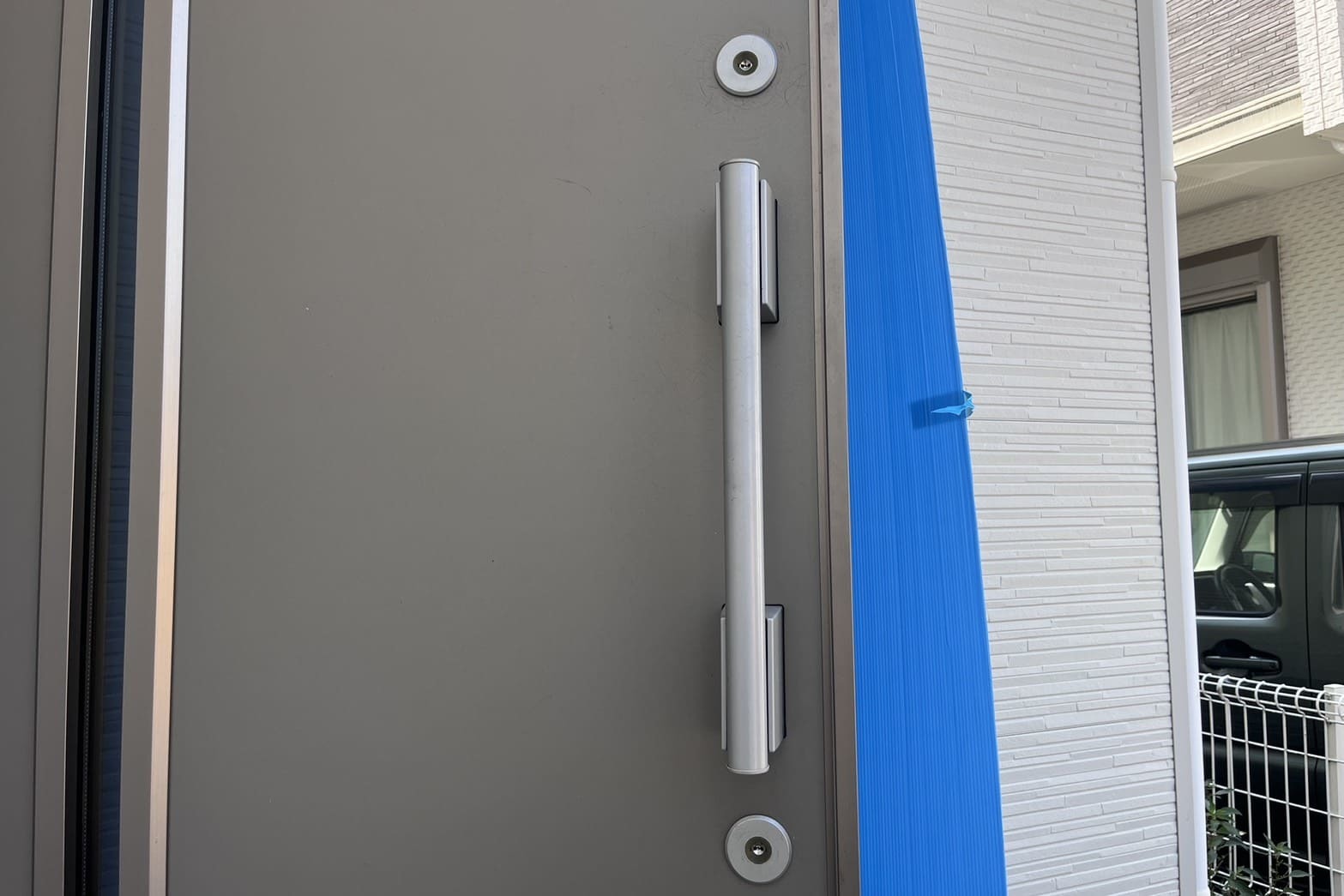 交換後の玄関の鍵【MIWA】（ディンプルキー）