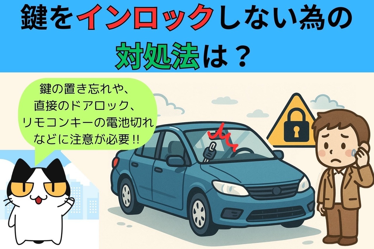 鍵をインロックしない為の対処法とは⁉︎