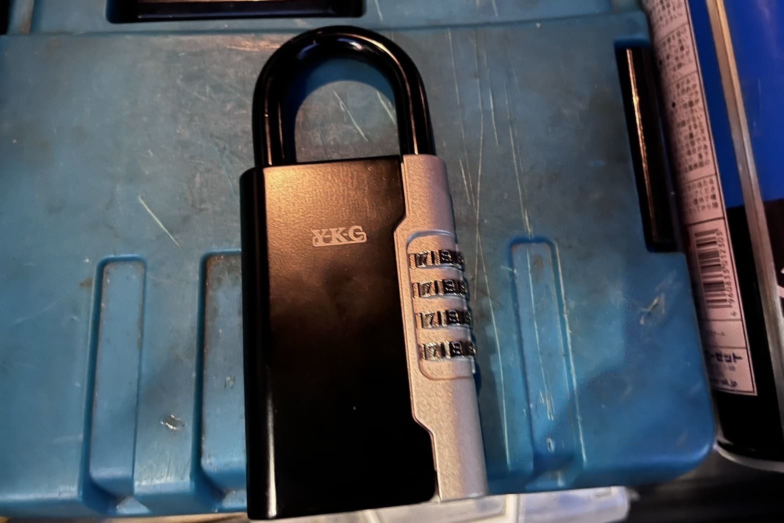 解錠前のキーボックス（暗証番号忘れ）