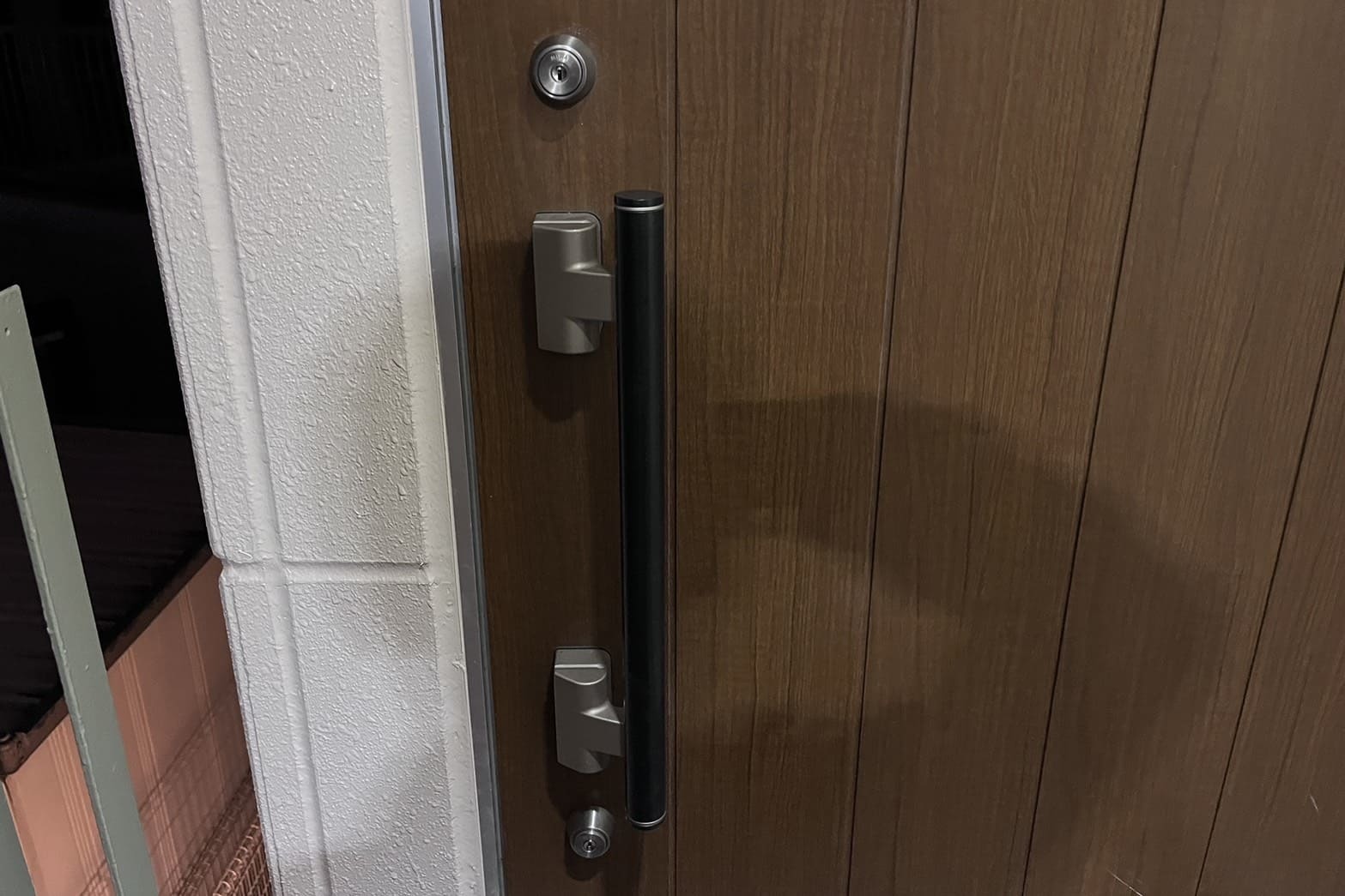 交換後の玄関の鍵【MIWA】（カラ）【FUKI】（ディンプルキー）