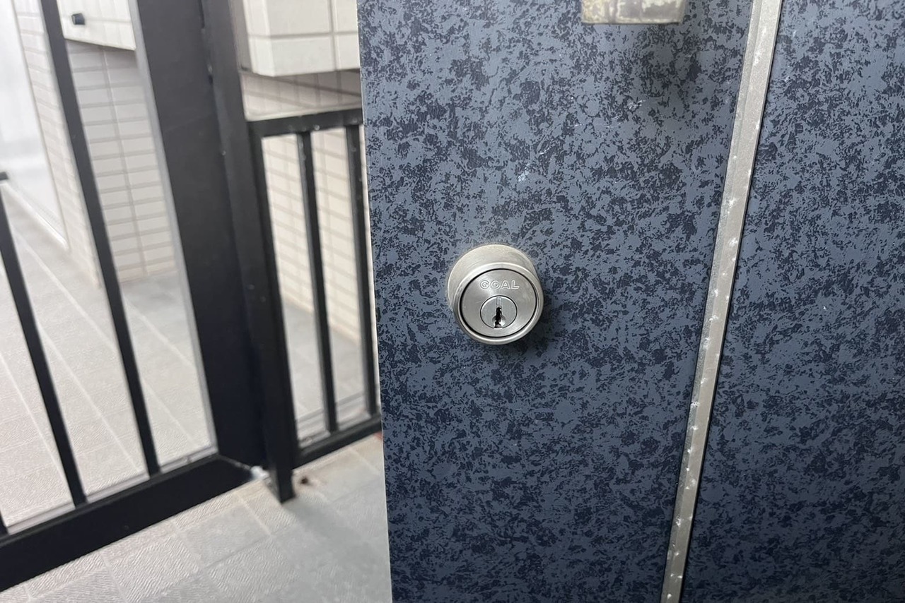 相模原市南区にて集合住宅の玄関の鍵交換のご依頼【GOAL】（ディンプルキー）