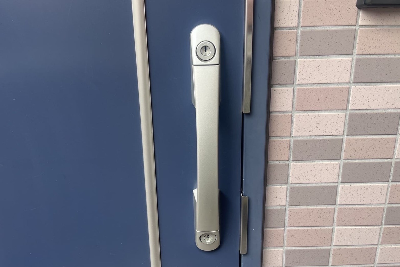 大和市にて集合住宅の玄関の鍵交換のご依頼【MIWA】（ディンプルキー）