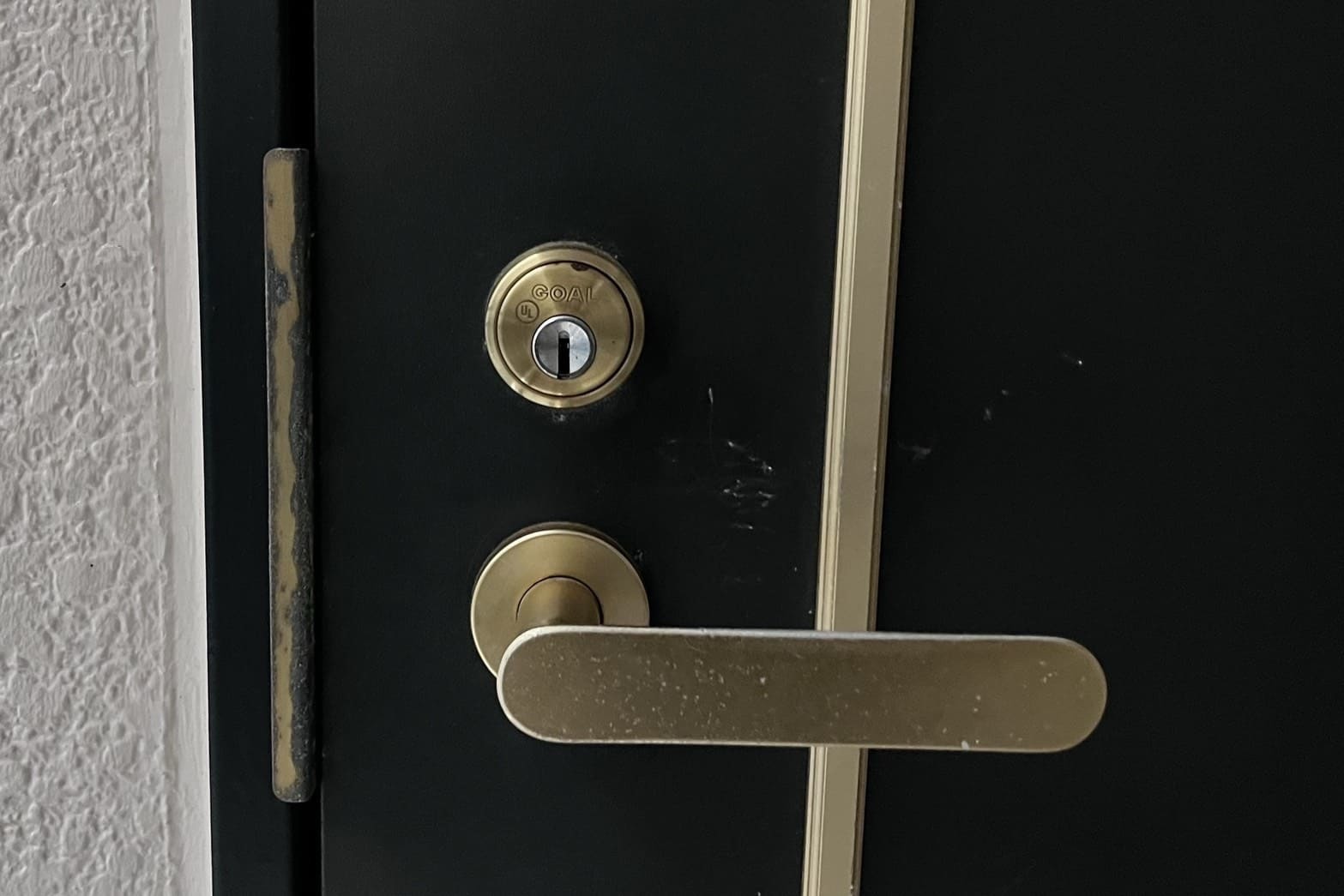 交換後の玄関の鍵【GOAL】（ディンプルキー）（逆マスターキー）