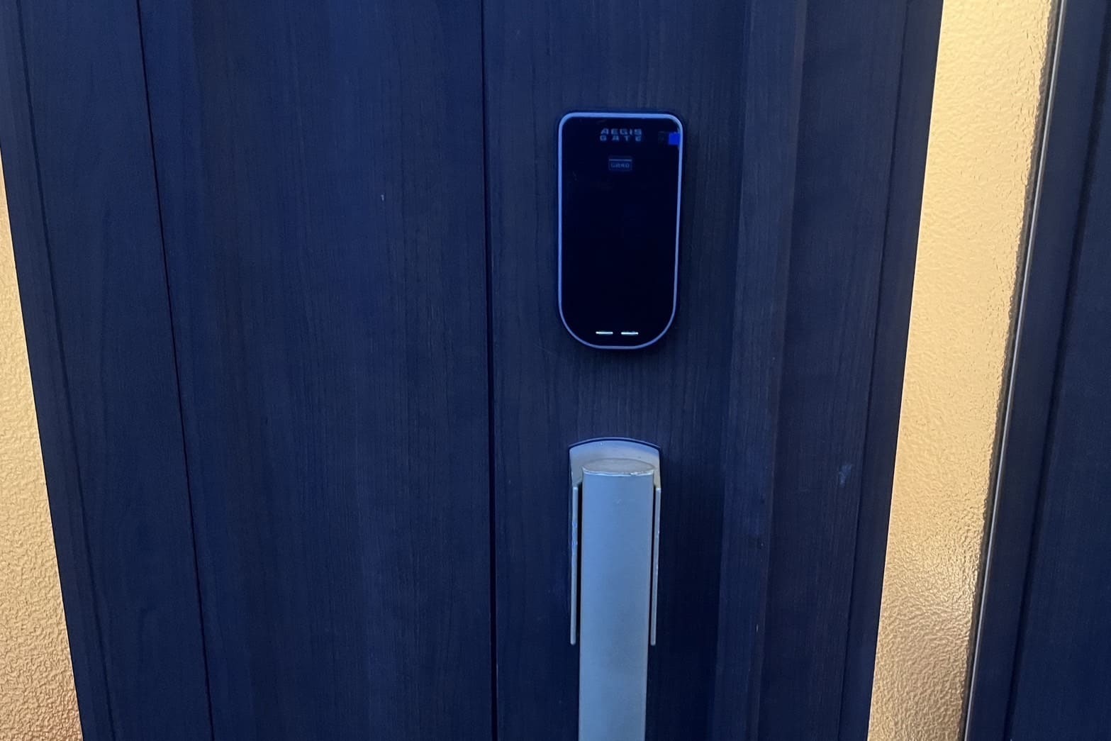 交換後の玄関の鍵【AEGIS GATE】(電子錠)