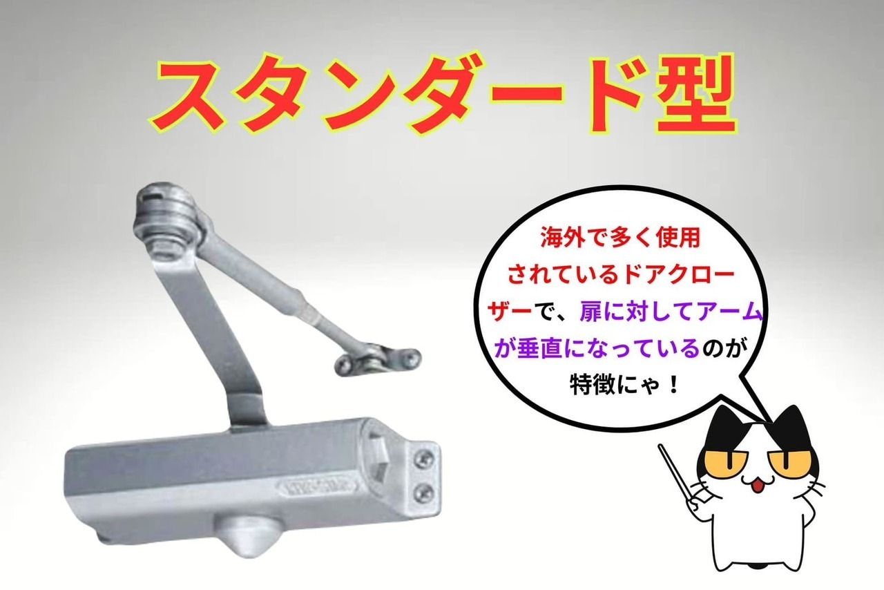 スタンダード型ドアクローザー