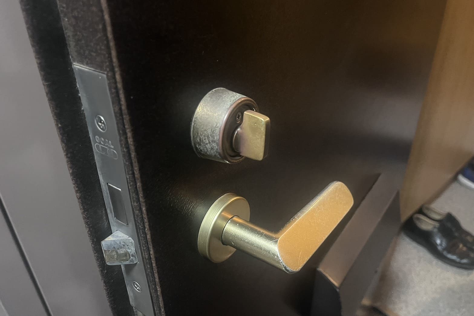 解錠後の玄関の鍵（特殊解錠）