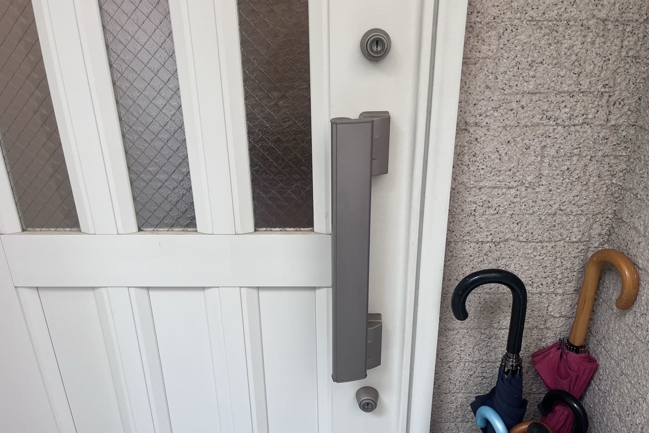 相模原市南区にて戸建の玄関の鍵交換のご依頼（電子錠）【AEGIS GATE】