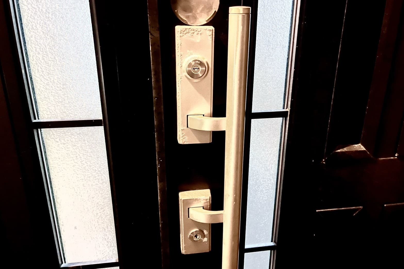 交換後の玄関の鍵【MIWA】（U9シリンダー）