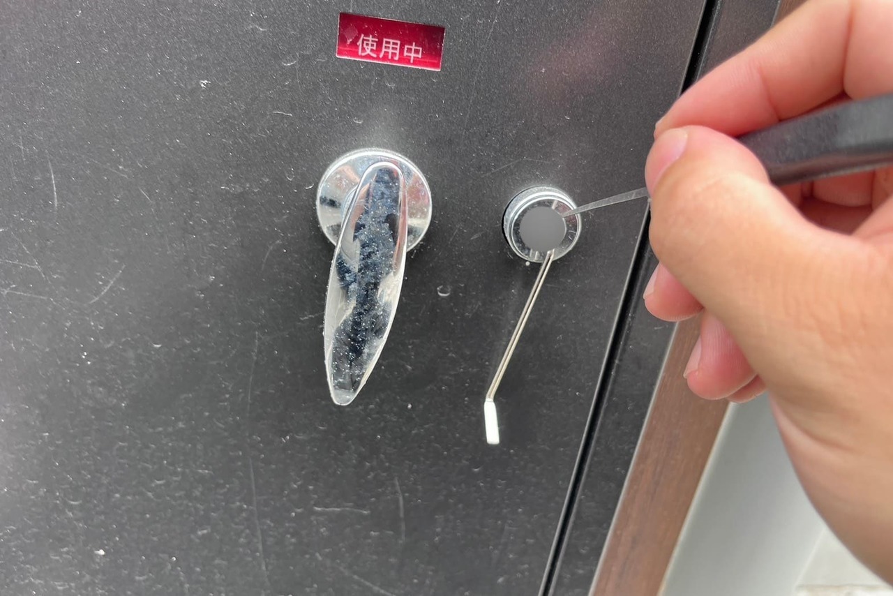 茅ヶ崎市にて宅配ボックスの鍵解錠のご依頼（ディンプルキー）（ピッキング解錠）