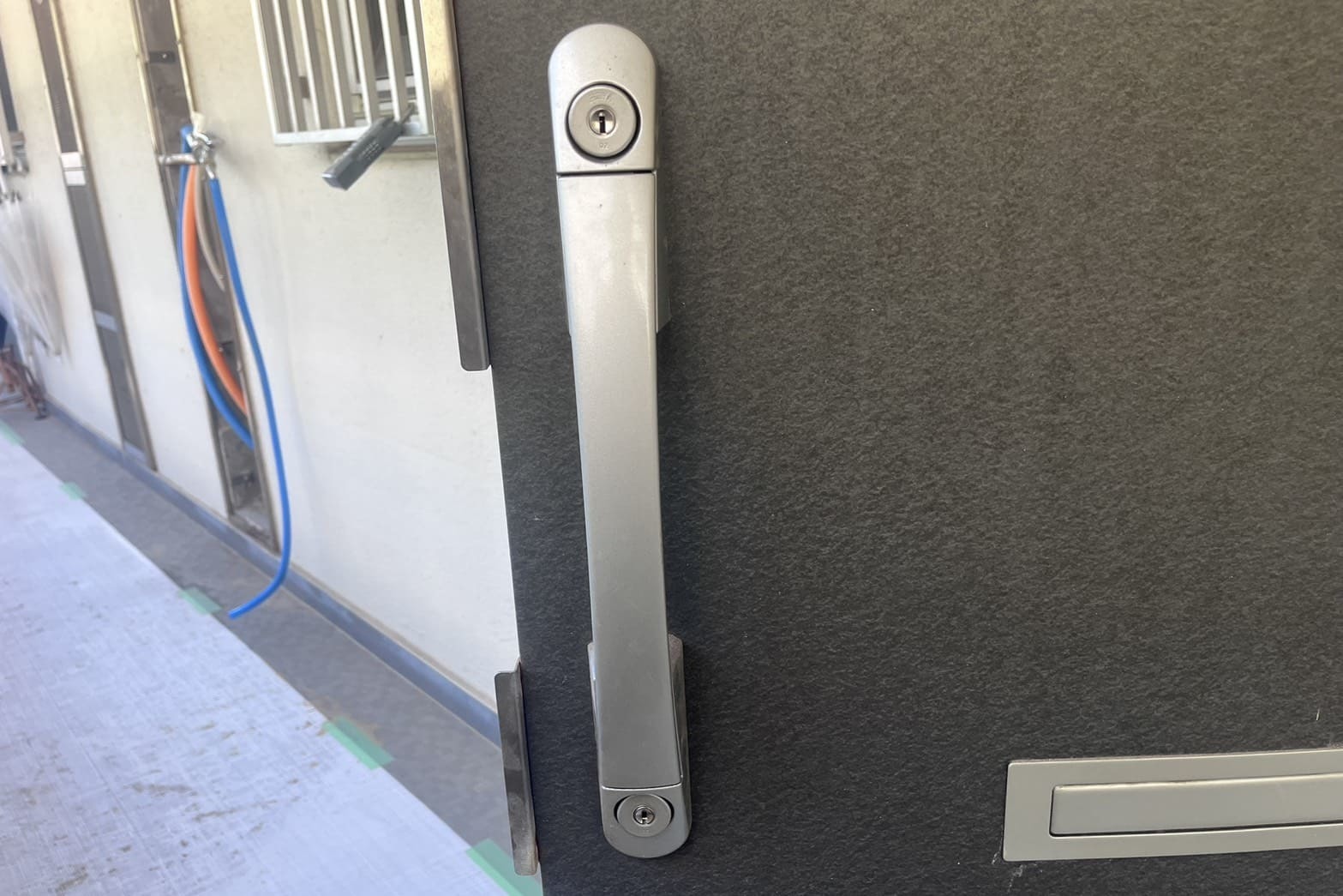 交換後の玄関の鍵【FUKI】（ディンプルキー）（プッシュプル錠）