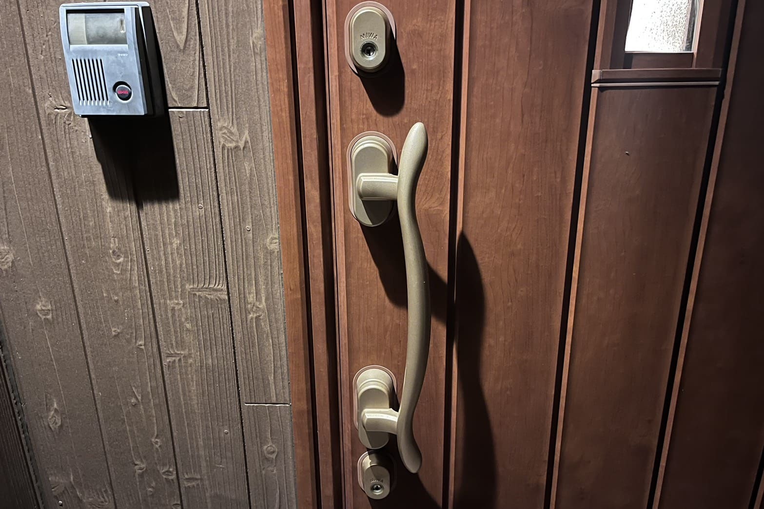 交換後の玄関の鍵【FUKI】（ディンプルキー）