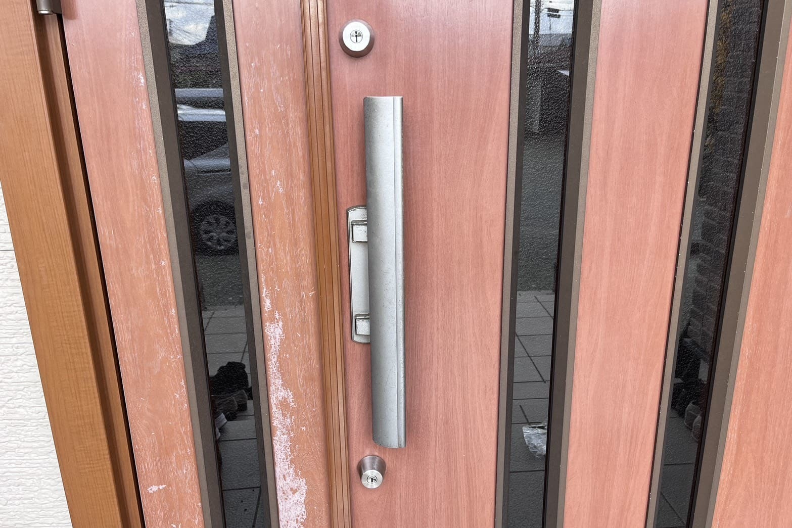 交換後の玄関の鍵【GOAL】（ディンプルキー）