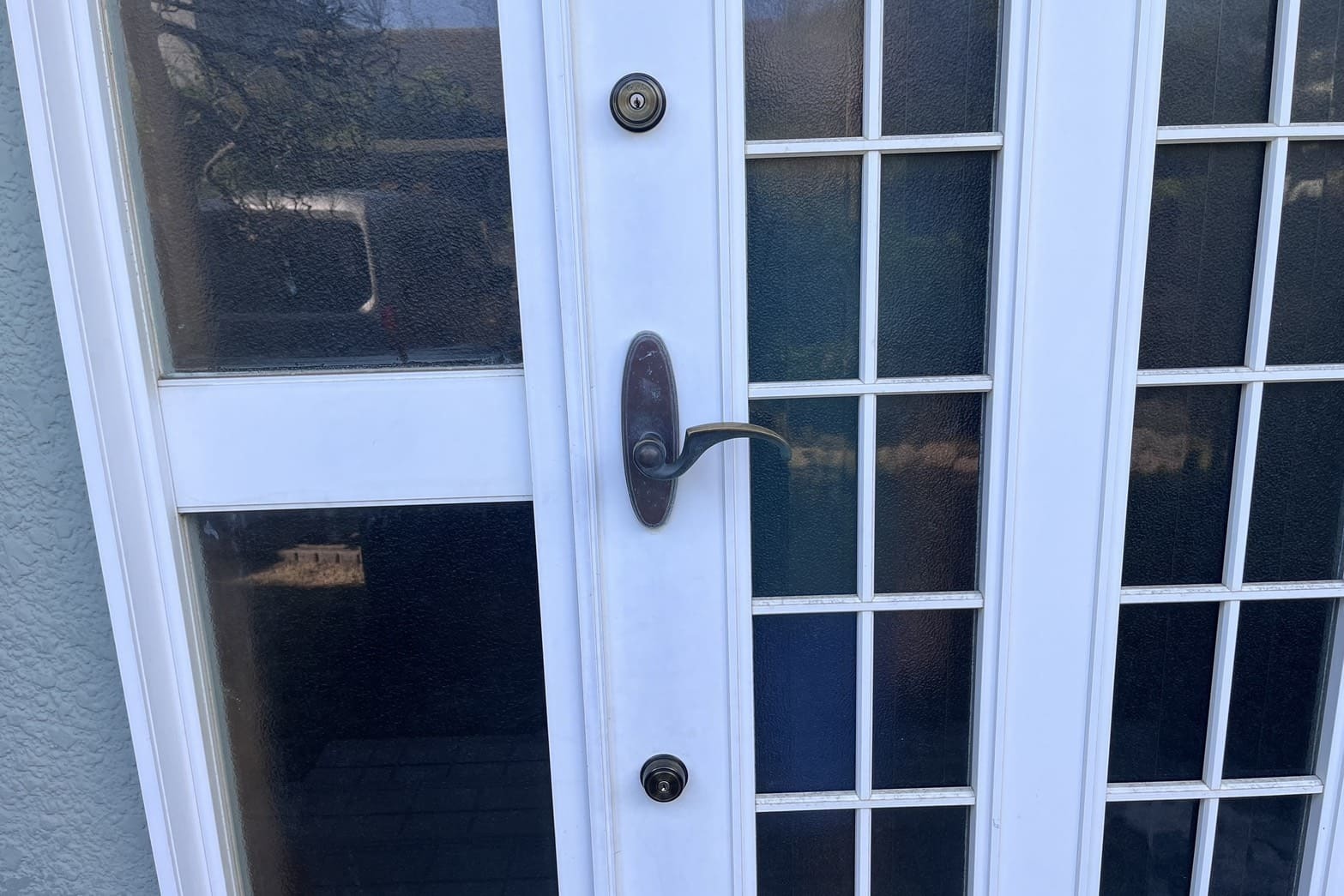 交換後の玄関の鍵【GOAL】（刻みキー）