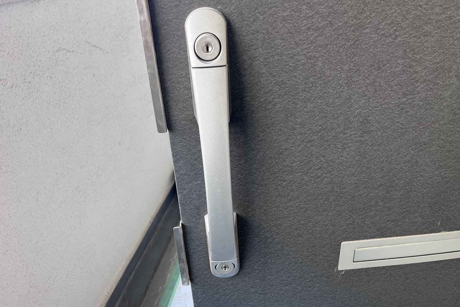 交換前の玄関の鍵【MIWA】【FUKI】（ディンプルキー）（鍵紛失）