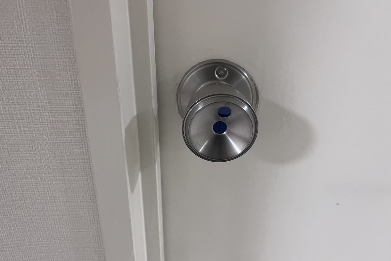 交換後のトイレの鍵【GIKEN】(表示錠)