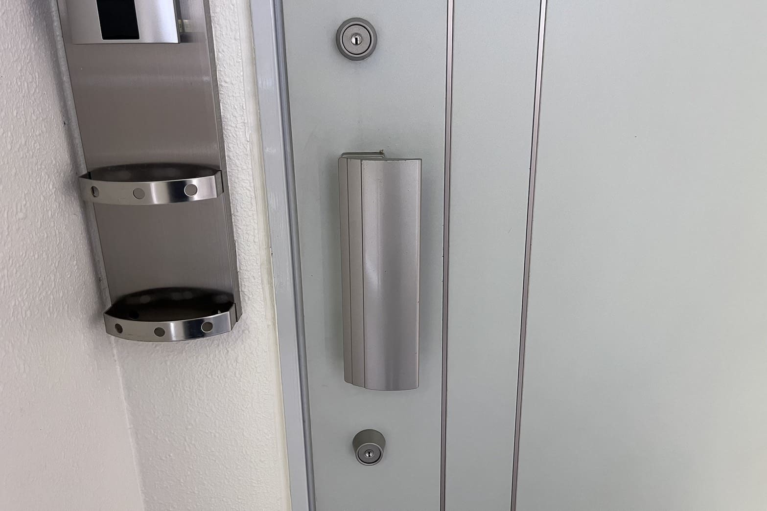 交換後の玄関の鍵【FUKI】（ディンプルキー）