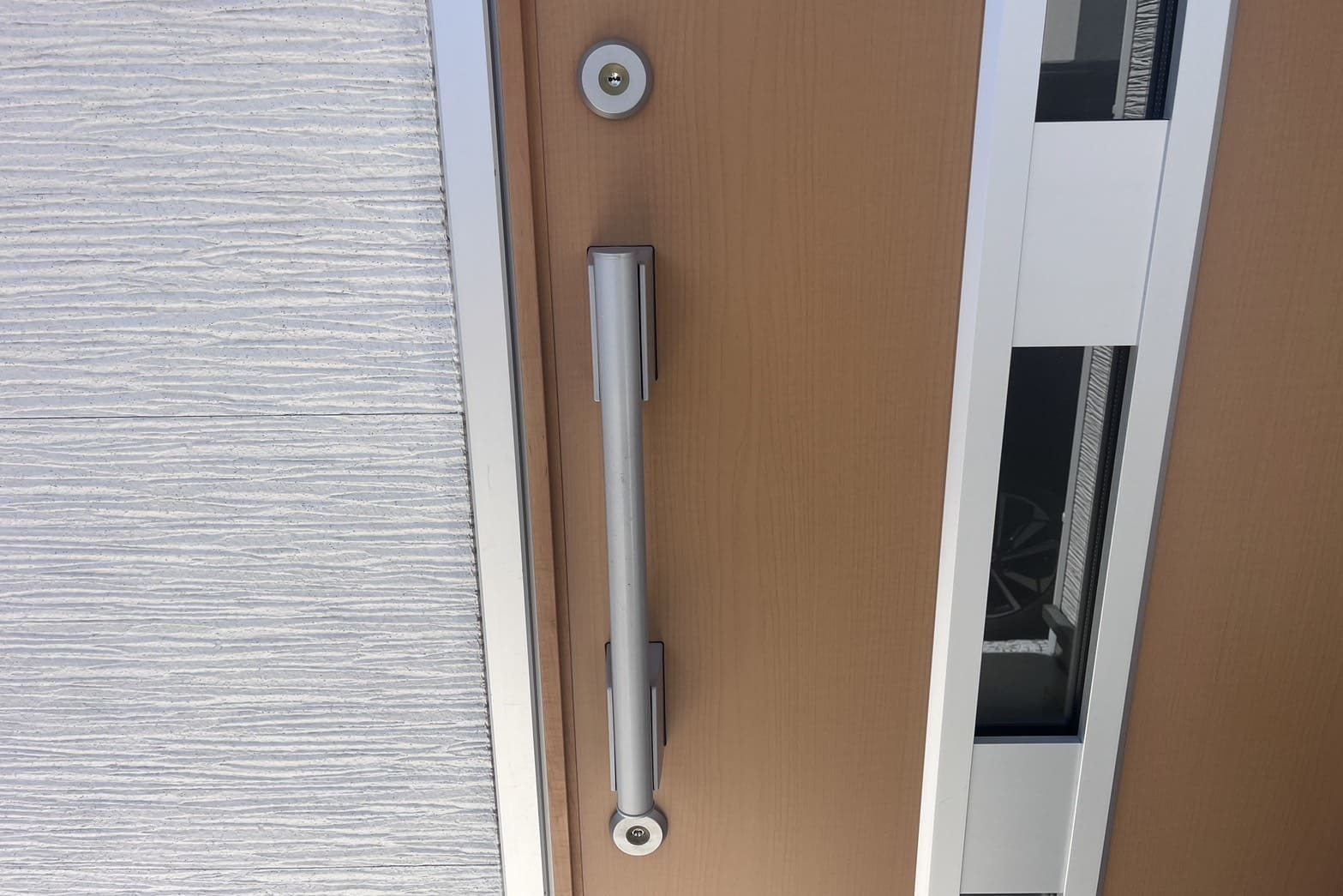 交換後の玄関の鍵【MIWA】（ディンプルキー）