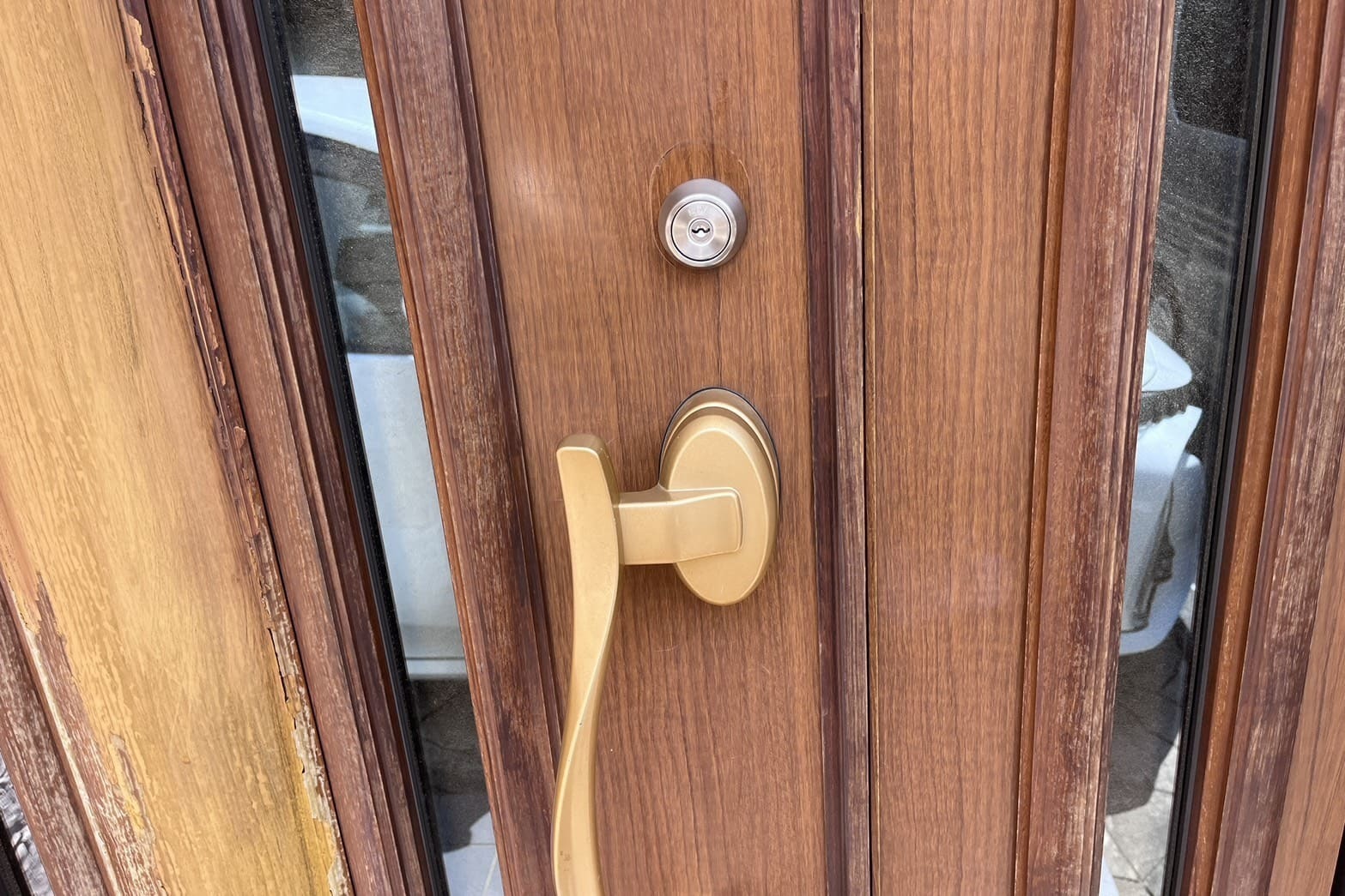 交換後の玄関の鍵【MIWA】（U9シリンダー）