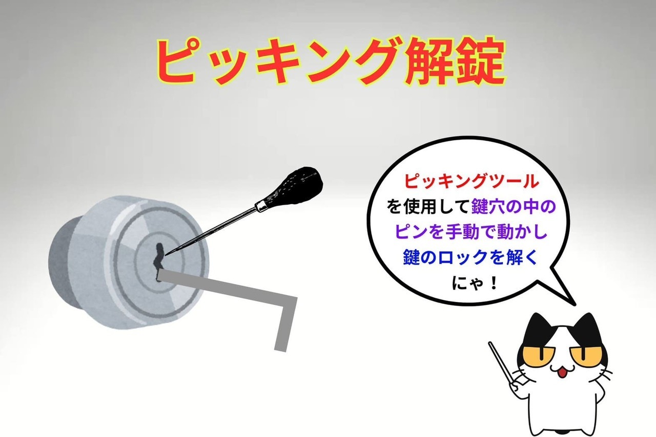 ピッキング解錠