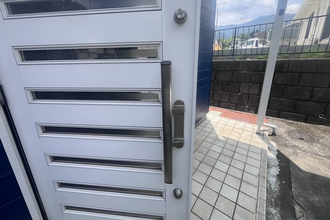 愛甲郡愛川町にて戸建の玄関の鍵交換のご依頼【FUKI】（ディンプルキー）（コア交換）