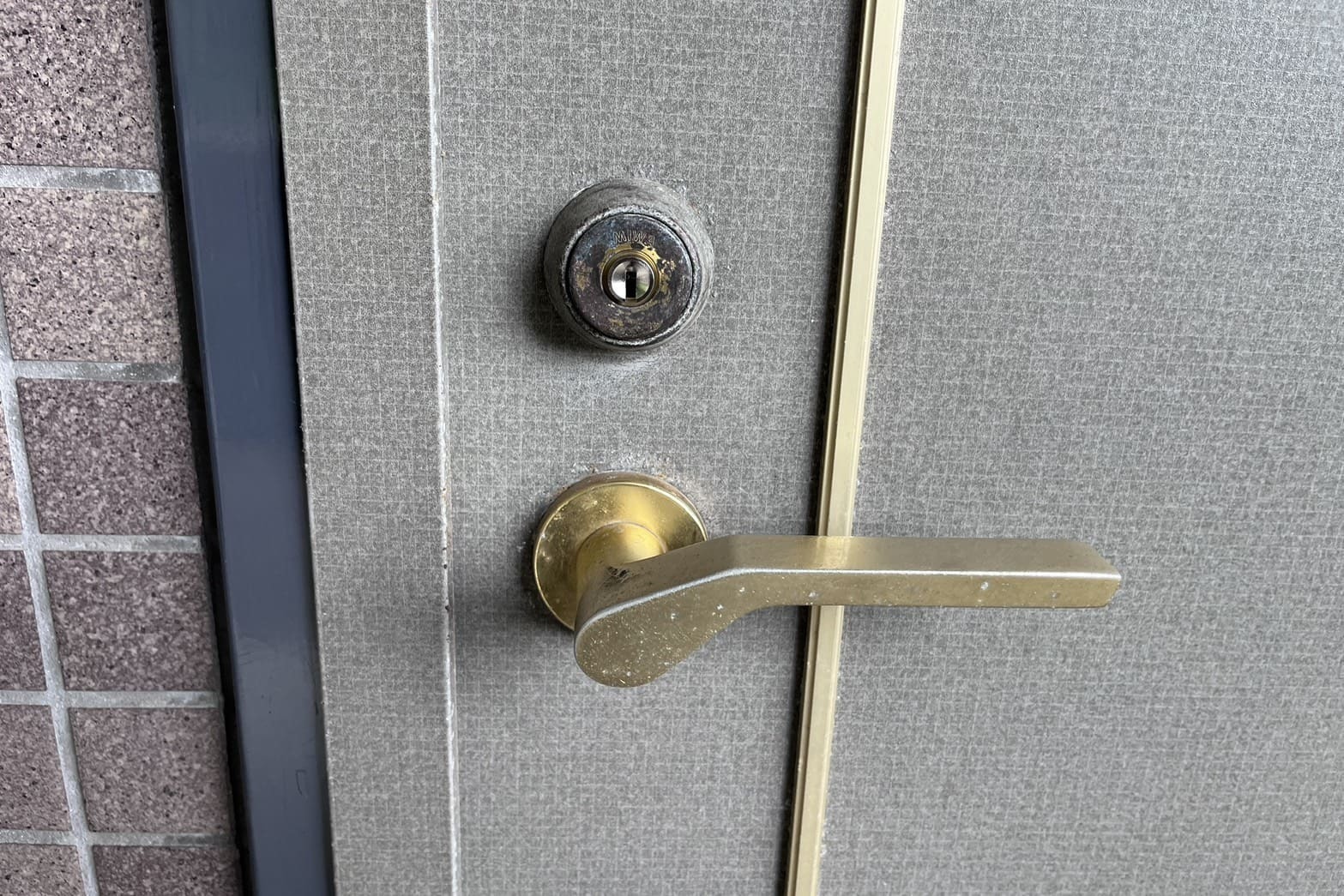 交換後の玄関の鍵【FUKI】（ディンプルキー）（コア）