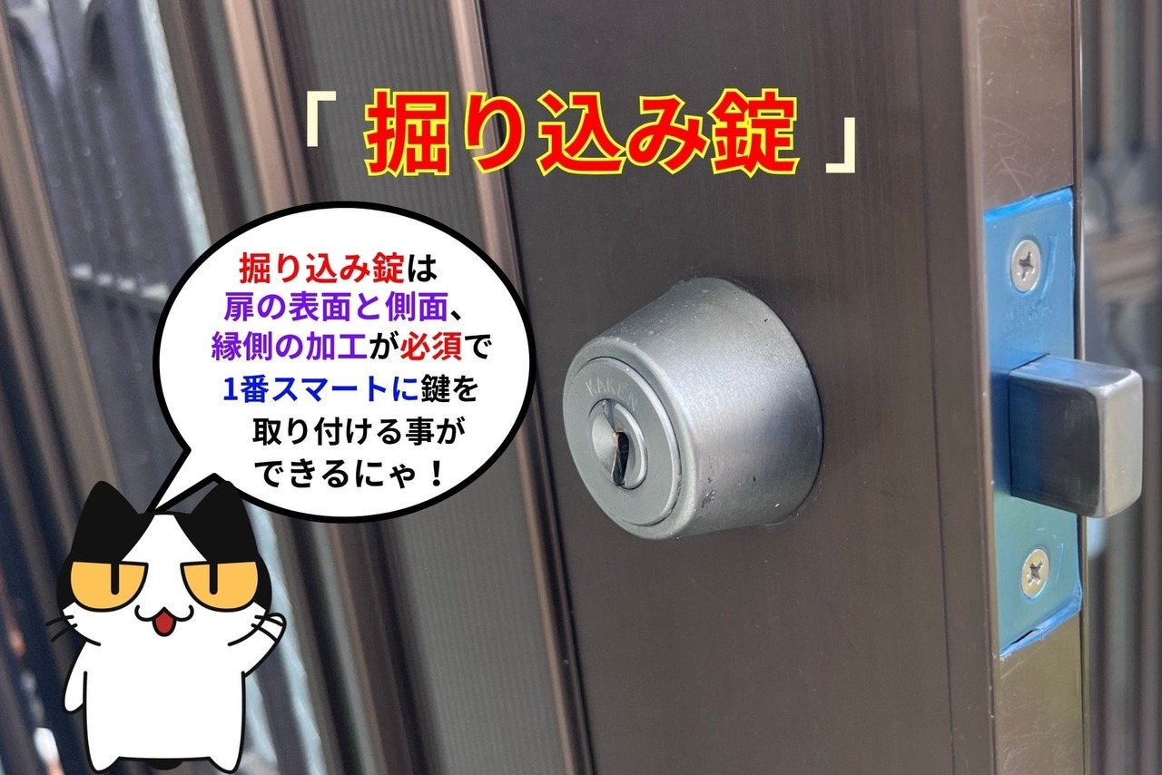 掘り込み錠