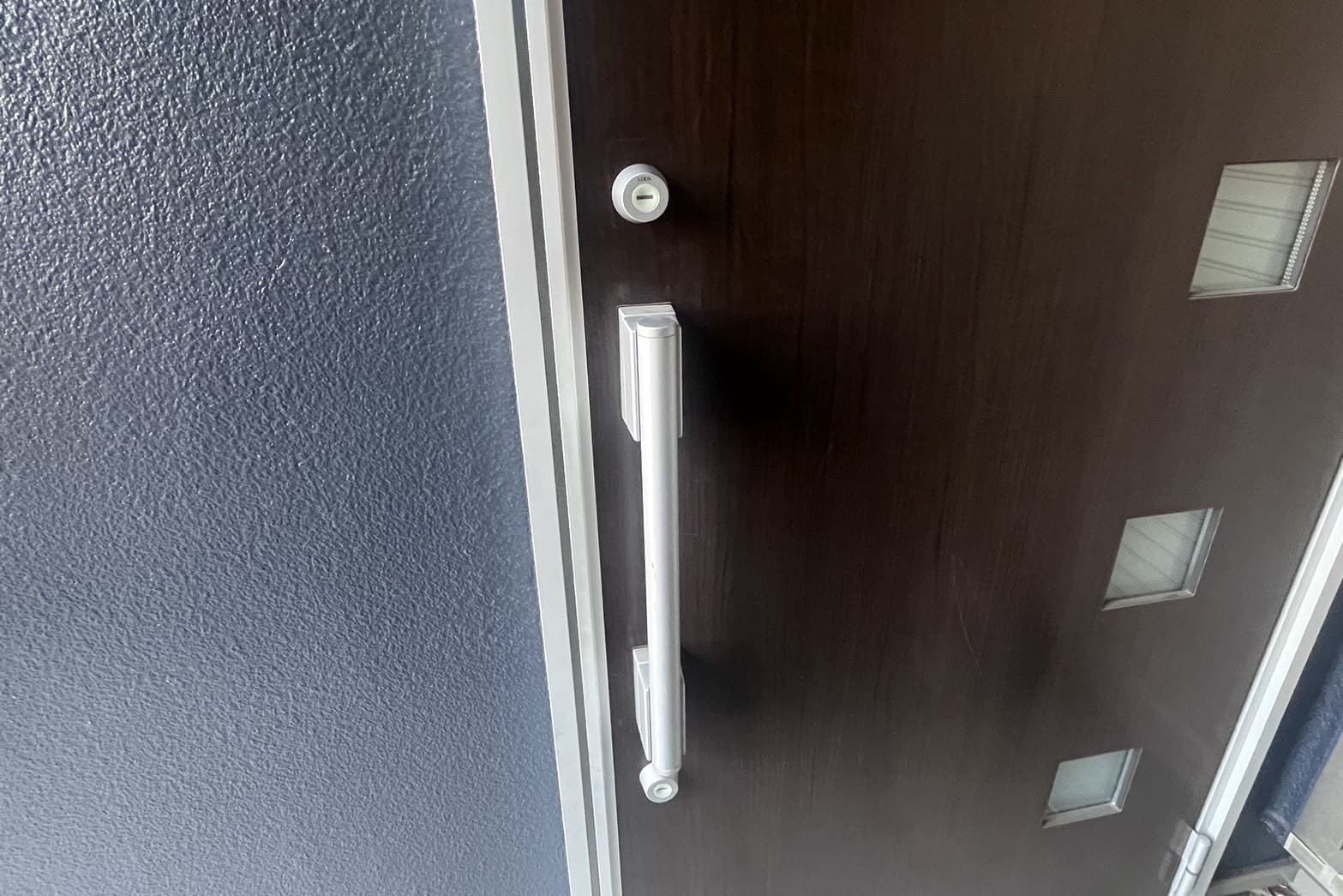 交換後の玄関の鍵【LIXIL】（ディンプルキー）