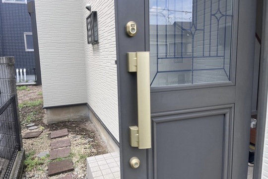 本日は愛甲郡清川村にて戸建の玄関鍵交換のご依頼をいただきました！