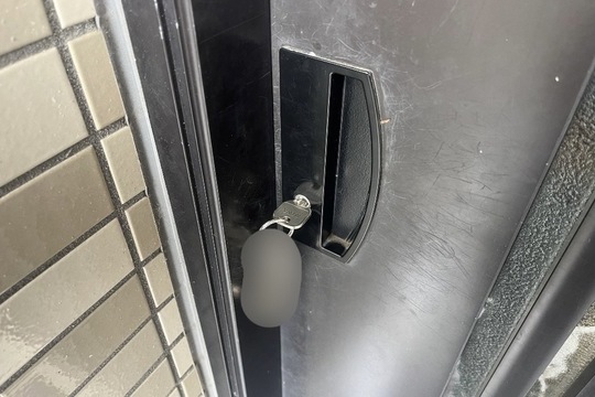 本日は伊勢原市にて戸建の倉庫鍵修理のご依頼を頂きました！
