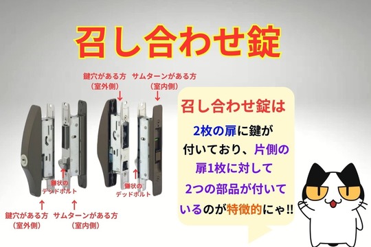 召し合わせ錠