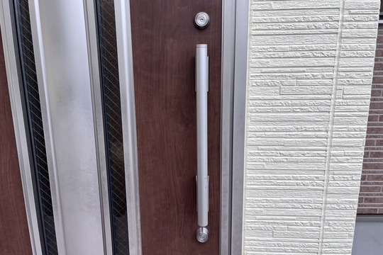 交換後の玄関の鍵【MIWA】（U9シリンダー）