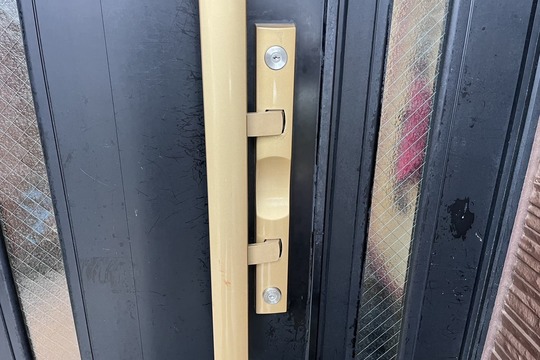 交換後の玄関の鍵【MIWA】（U9シリンダー）