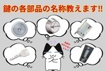鍵の各部品の名称についてご紹介‼︎