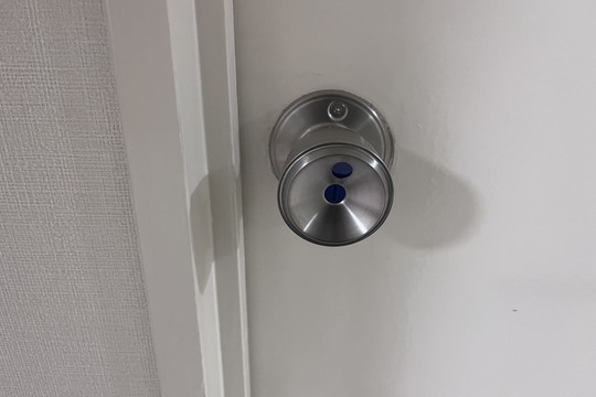 交換後のトイレの鍵【GIKEN】(表示錠)