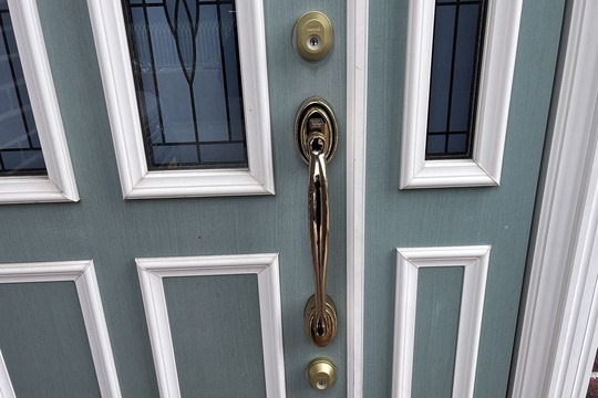 交換後の玄関の鍵【FUKI】（ディンプルキー）（タマゴ型）