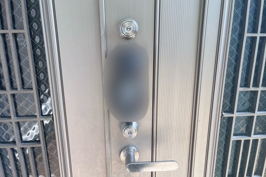 足柄上郡中井町にて戸建の玄関の鍵交換のご依頼【FUKI】（ディンプルキー）（コア交換）