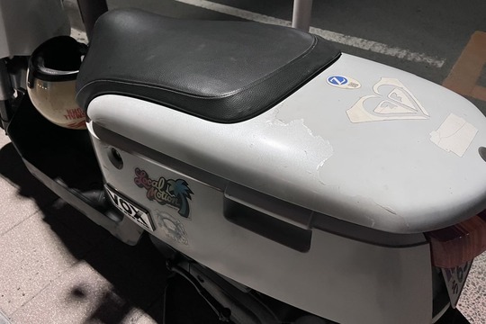 海老名市にてバイクのメットイン解錠のご依頼（特殊解錠）【YAMAHA】（VOX）