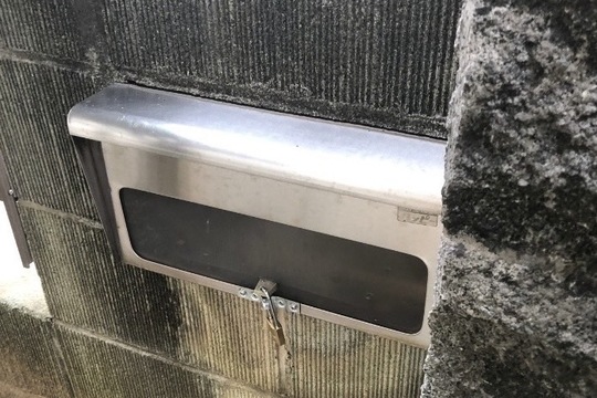 三浦市にてポストの鍵新規取付のご依頼をいただきました！