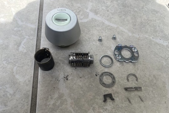 相模原市中央区にて戸建の玄関の鍵修理のご依頼をいただきました！