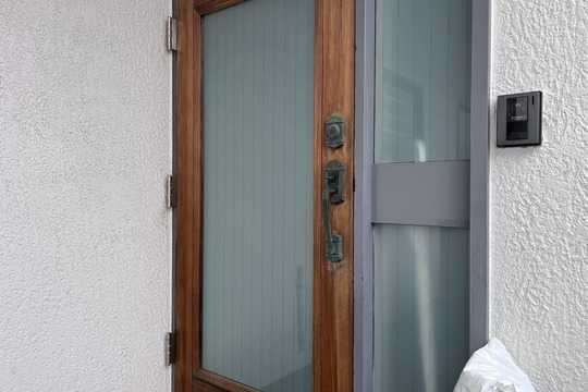 茅ヶ崎市にて玄関の鍵解錠のご依頼（シリンダー内異物除去）