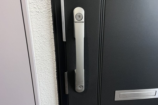 交換後の玄関の鍵【FUKI】（ディンプルキー）